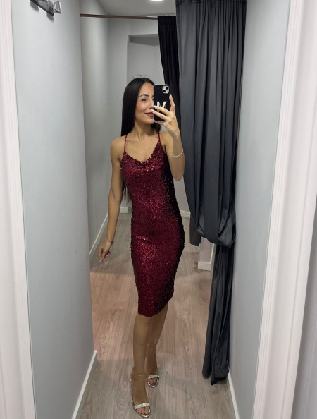 VESTIDO GLITTER CORTO 2